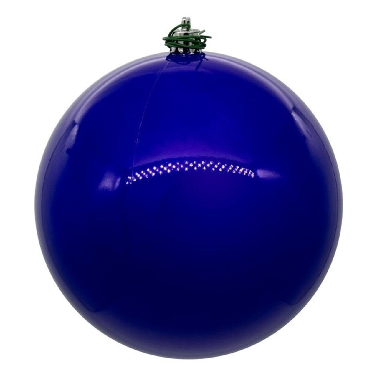 Vickerman 3" Purple Pearl UV Drilled Ball Ornament 12 per bag.